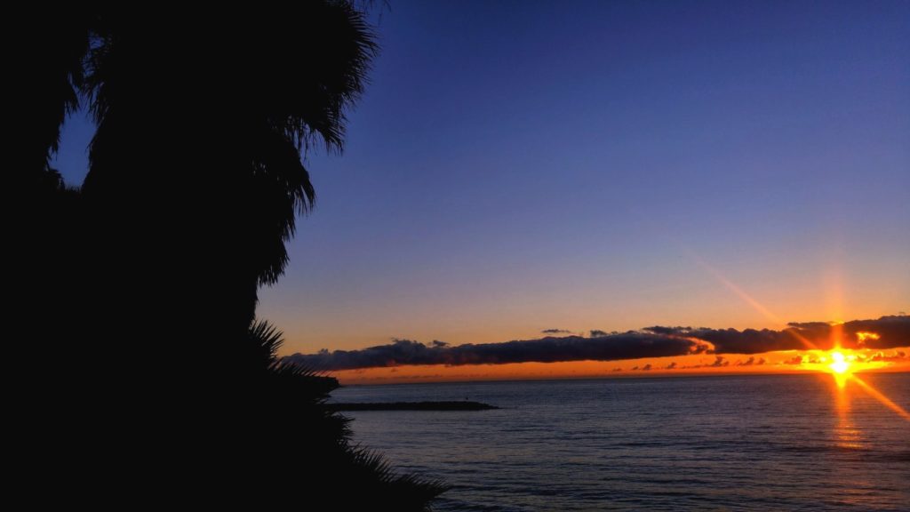 Playa del Ingles wschód słońca